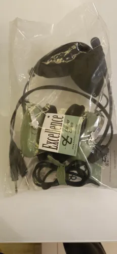 Headset Aviação David Clark H10-13.4 Over-ear Verde Plug PJ-055 PJ-068