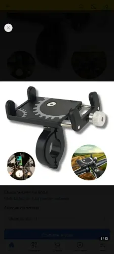 Suporte celular moto