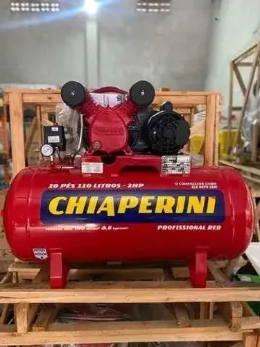 Compressor Chiaperini de 110L monofásico 10pés (Novo)