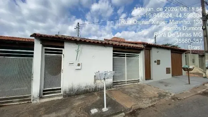 Condições especiais Casa no Santos Dumont, Para de Minas - MG, Nº 95, 2 quartos, 1 vaga,