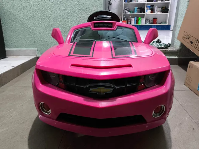Carrinho Elétrico Camaro Bandeirantes Rosa Shopping