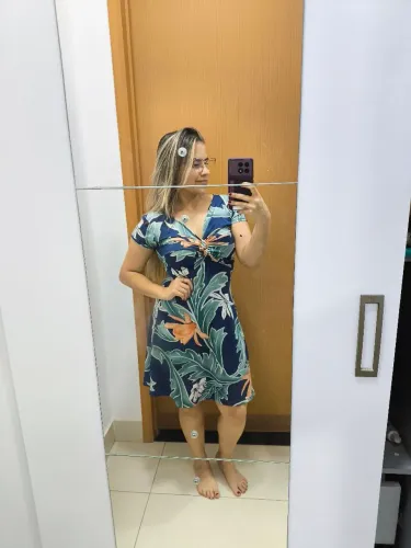 Vestido Zinzane Floral pouco usado