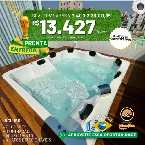 Spa/ Hidromassagem 7 lugares pronta entrega Caçapava e região