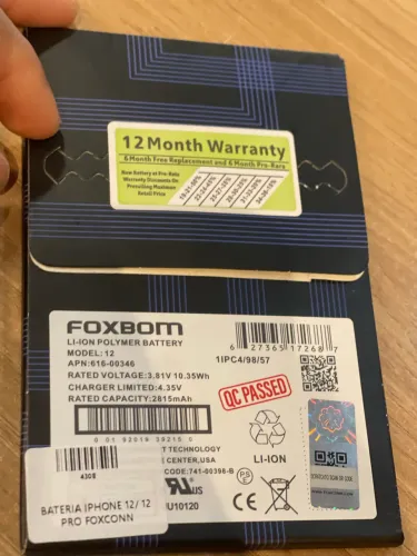 Bateria do iPhone 12 Pro Max