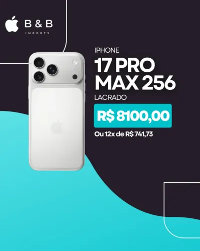 iPhone 17 Pro Max 256GB - Silver