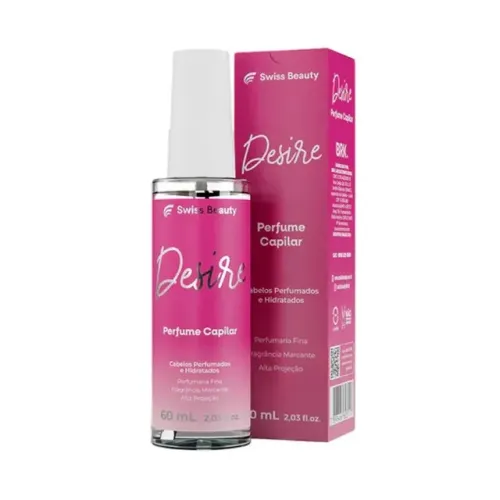 Perfume Capilar Desiré 60ml Swiss Beuty Belkit