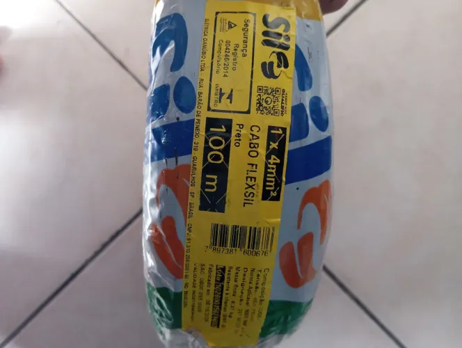 Cabo flexível 4mm sil  
