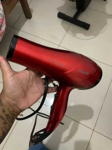 Secador de Cabelo Mallory Ion Pro 4000 Vermelho - Excelente Estado