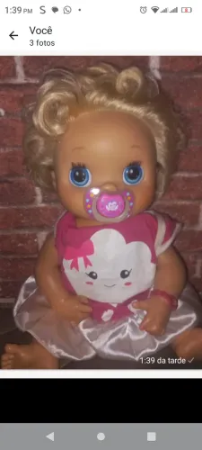 Boneca Baby Alive Meu lindo bebê, usada em excelente estado!