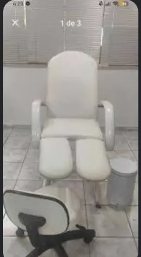 Cadeira profissional desing estética saúde e beleza quase de graça