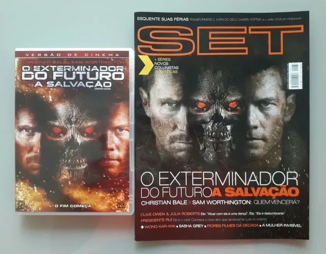 DVD Exterminador do Futuro + Revista Set