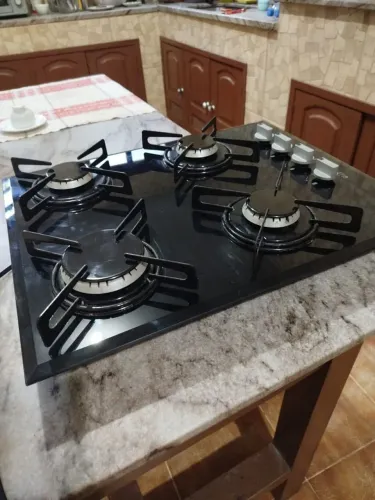 Fogão Cooktop 4 bocas a gás