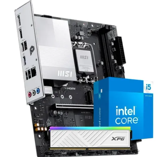 KIT UPGRADE Intel i5 14400F + MSI H610M-A + 32GB 2x16GB RGB