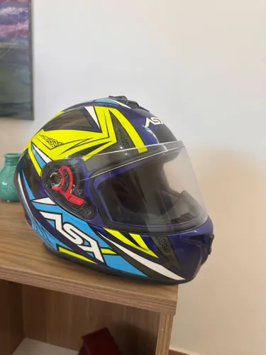 Capacete ASX Draken Tamanho 60 - Impecável / Pouco Uso