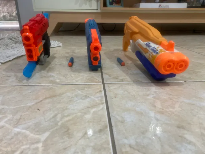 Armas Nerf e Xshot 