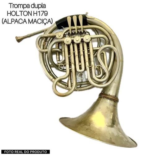 Trompa dupla Holton H179 com rosca