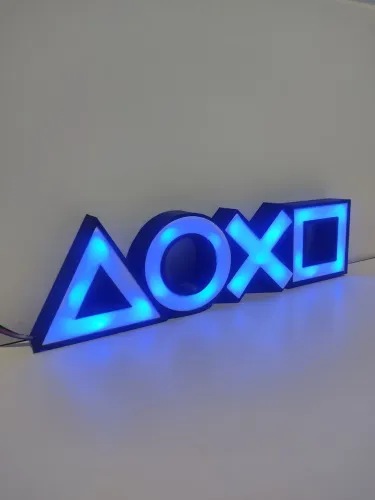 Luminária RGB Playstation