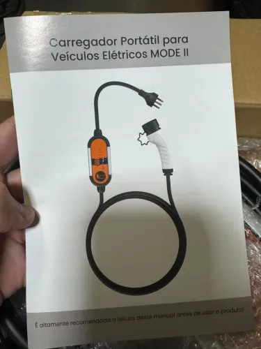Carregador portátil carro elétrico