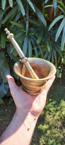 Antigo Almofariz em Bronze