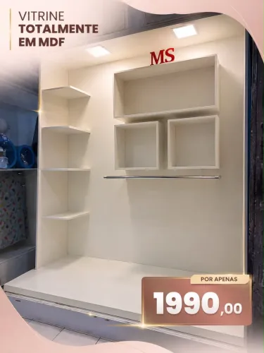 Vitrine em MDF