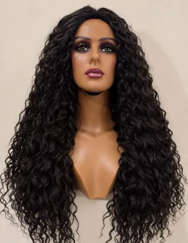 Lace Wig 60 cm cacheada