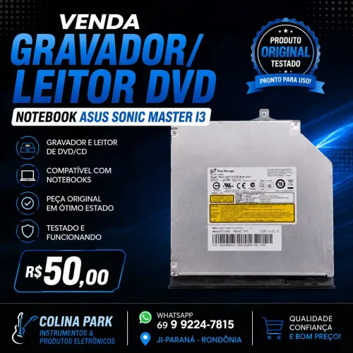 Gravador/ Leitor Notebook Asus