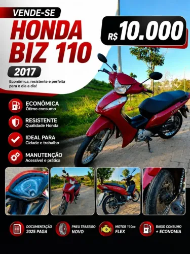 Vende-se Honda Biz 110.