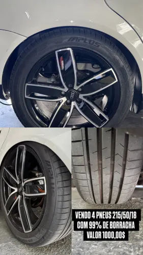 VENDO 4 PNEUS 215/50/18 CHEIRANDO A NOVO