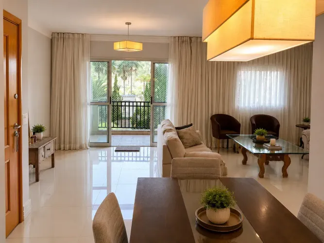 Apto de 139m² para aluguel com 3 quartos no Residencial Parque Tamboré