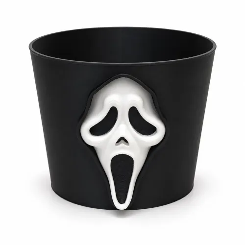 Balde de Pipoca Ghostface 3D - Pânico - Terror - Colecionável