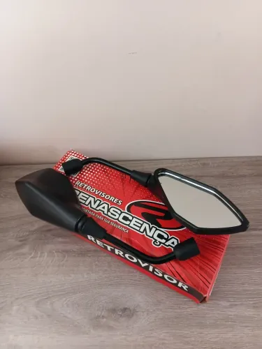 Retrovisor Z400 Novo na Caixa | Par Esportivo para Moto R$105