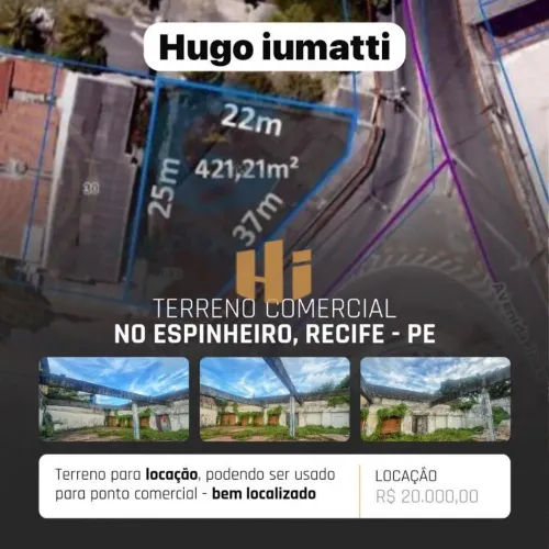 Terreno com excelente localização para locação ou venda