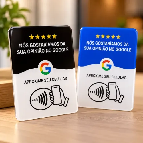 Placa NFC Avaliação Google ? Atacado e Varejo | Preço Especial