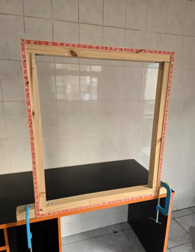 tufting frame 80x80 (bastidor para tufting/tapete)