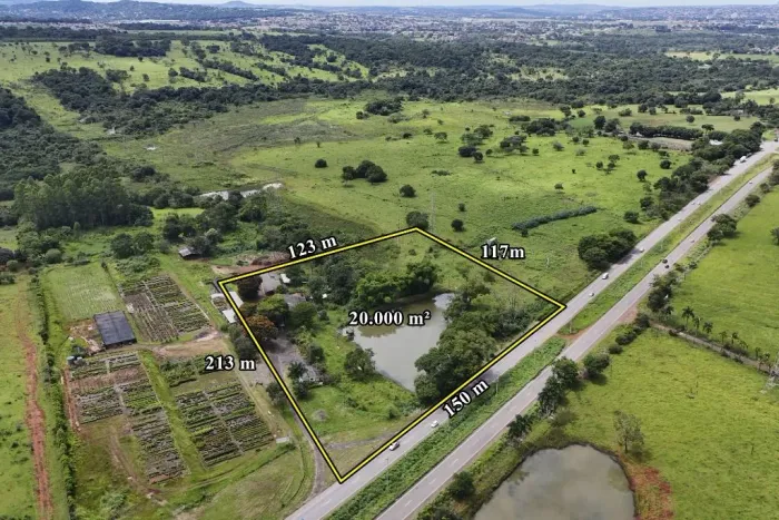 Área 20000m² Chácaras Bom Retiro/Goiânia | Rodovia GO-080
