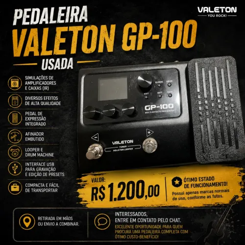 Pedaleira Valeton GP-100