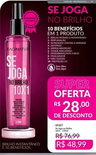 Perfume pra cabelo Facinatus