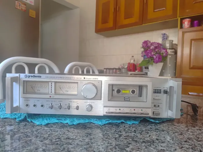 Tape deck gradiente cd 5500 com alças