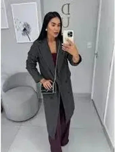 Sobretudo feminino Black Box