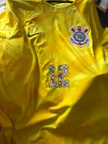 CAMISA CORINTHIANS CÁSSIO 700 JOGOS ORIGINAL TAMANHO GG
