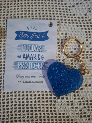 Chaveiro personalizado de resina