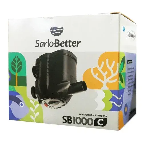 Bomba Submersa para Aquário / Fonte - Sarlo 1000 L/h (NOVA)