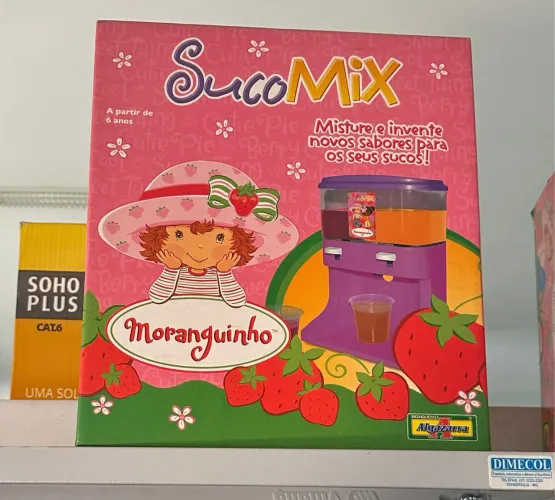 brinquedo vintage anos 2000 moranguinho suco mix