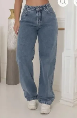Calça Jeans Pantalona 