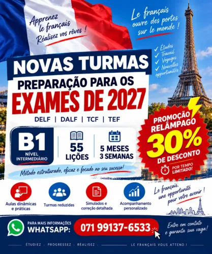 Aulas de francês particulares em salvador