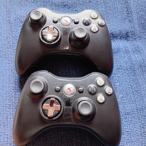 2 controles Xbox 360 sem fio