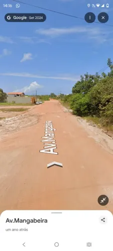Vendo terreno em Arembepe 10x50 todo murado lagoa no fundo do terreno