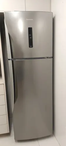 OPORTUNIDADE - Refrigerador Panasonic 391l Aco Escovado