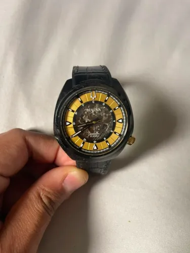 Bulova Grammy Automático Masculino Em Aço Inoxidável