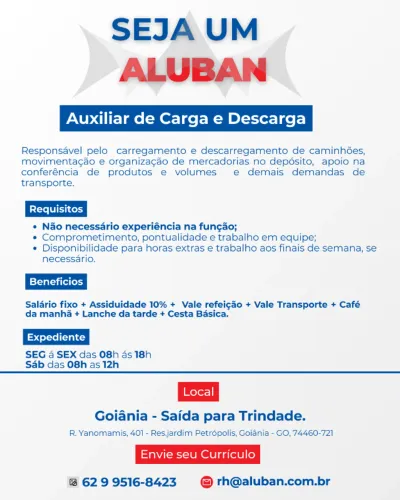 Ajudante de Carga e Descarga